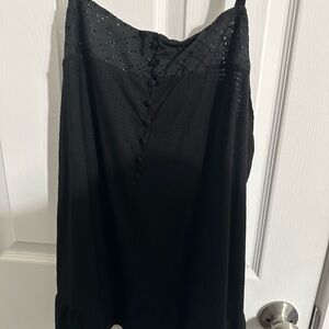 Torrid Black Ribbed Knit Top